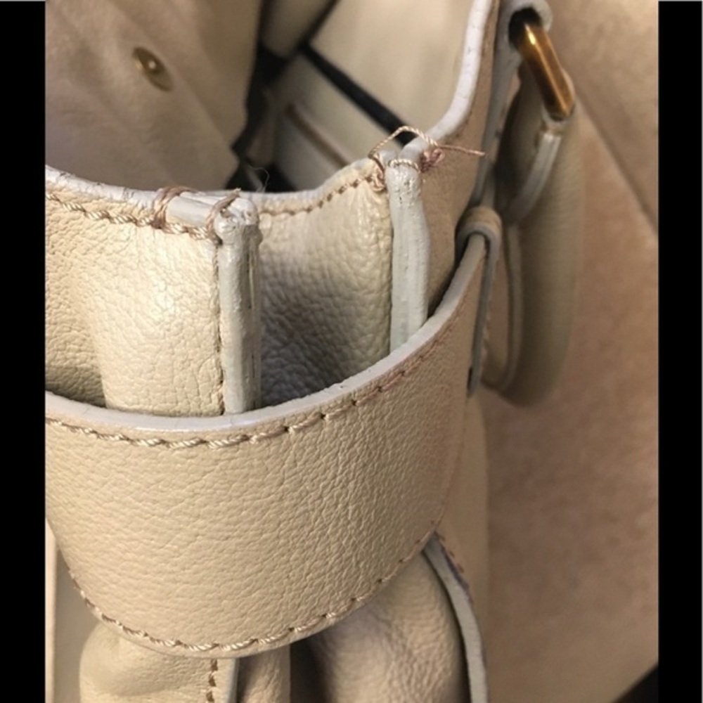 Burberry Saffiano stone leather satchel - Picture 11 of 16